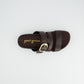 Triple Strap Slider With Gold Buckle