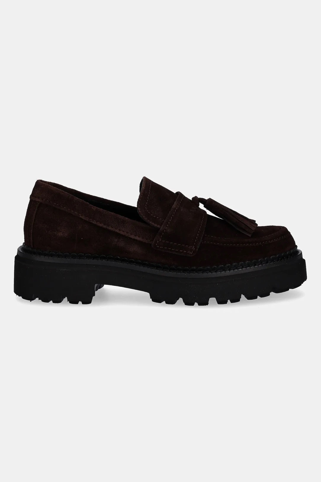 Chocolate Suede Loafer