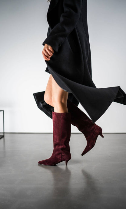 Mulberry Knee High Suede Boot