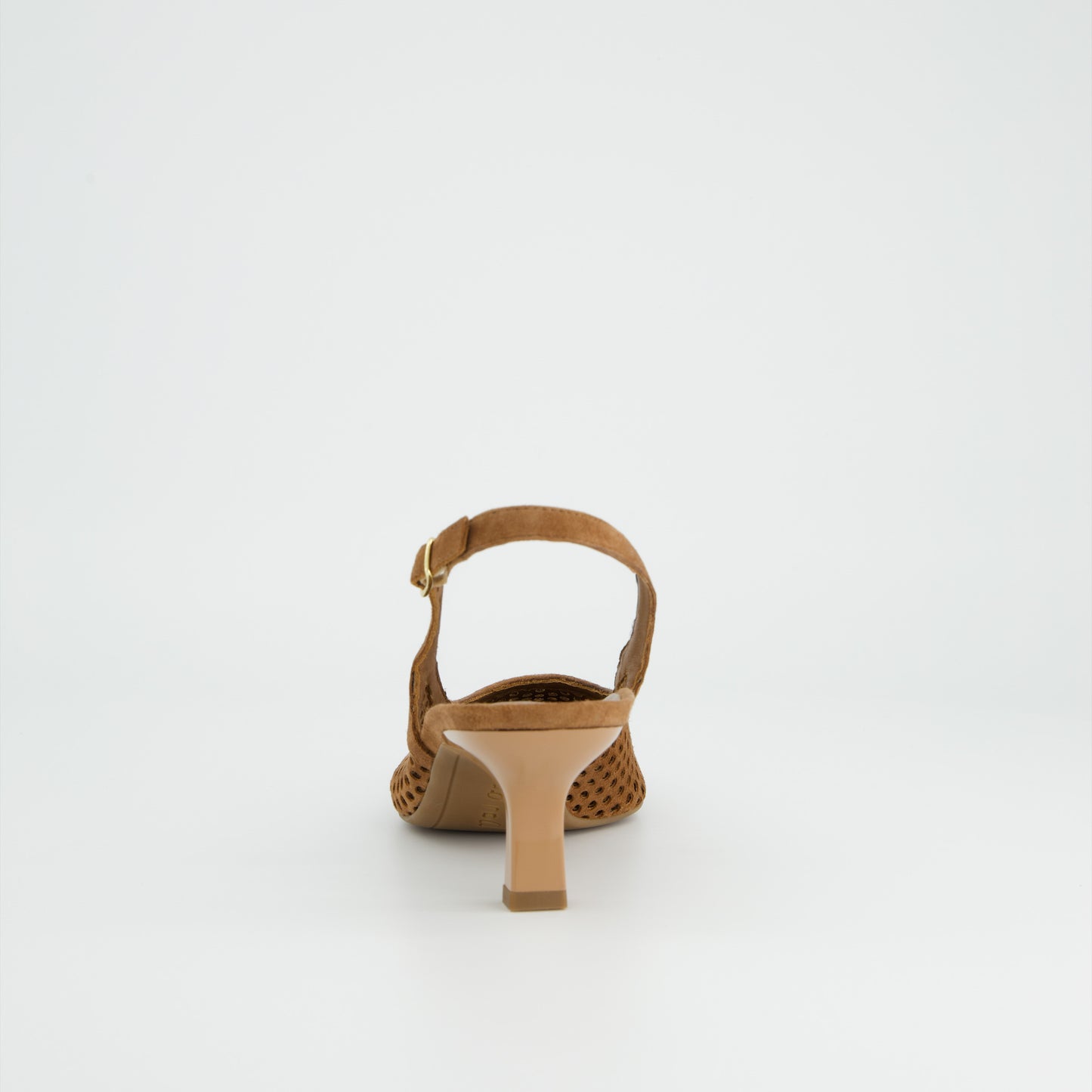 Perforated Slingback In Suede