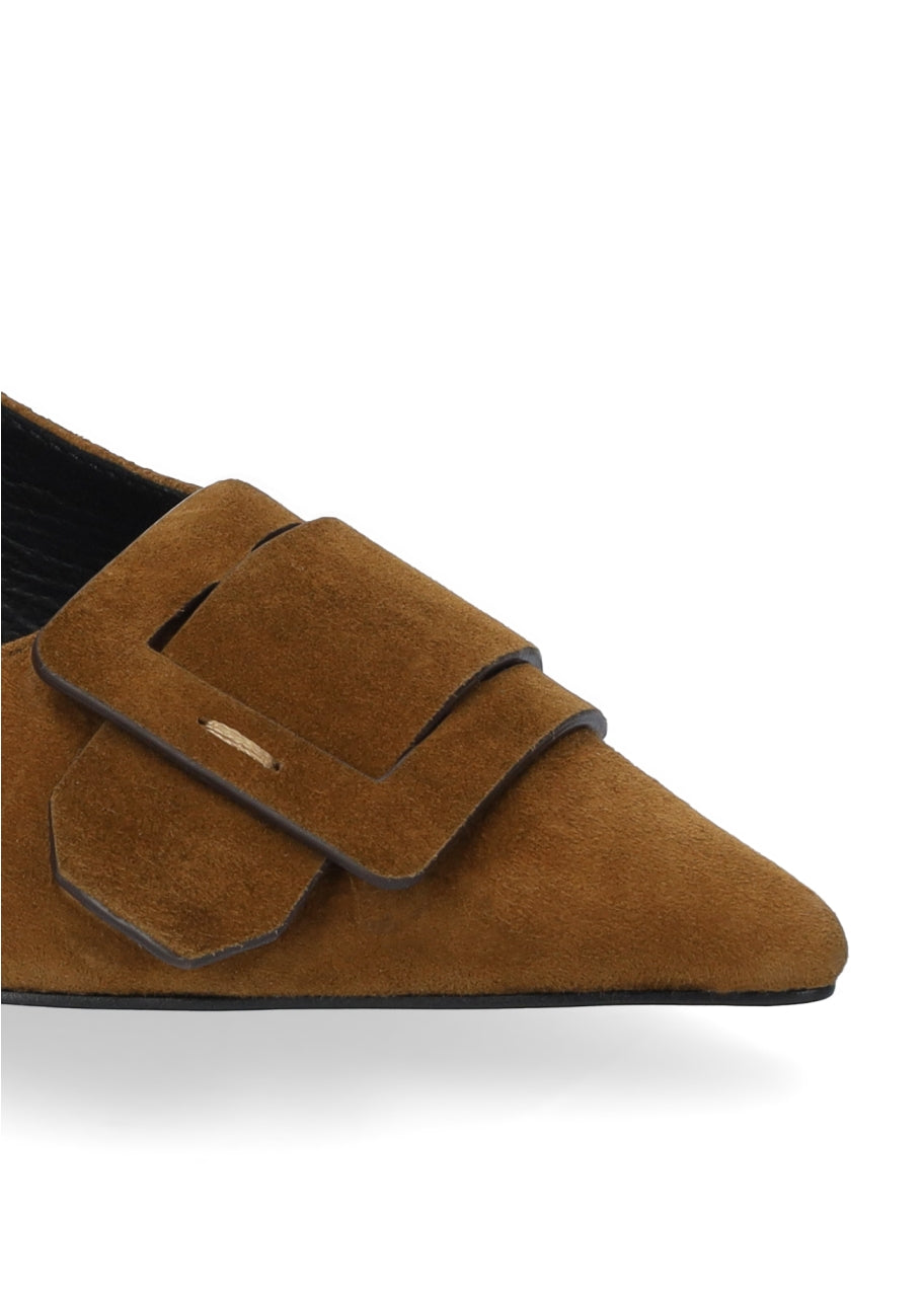 Tan Suede Heel