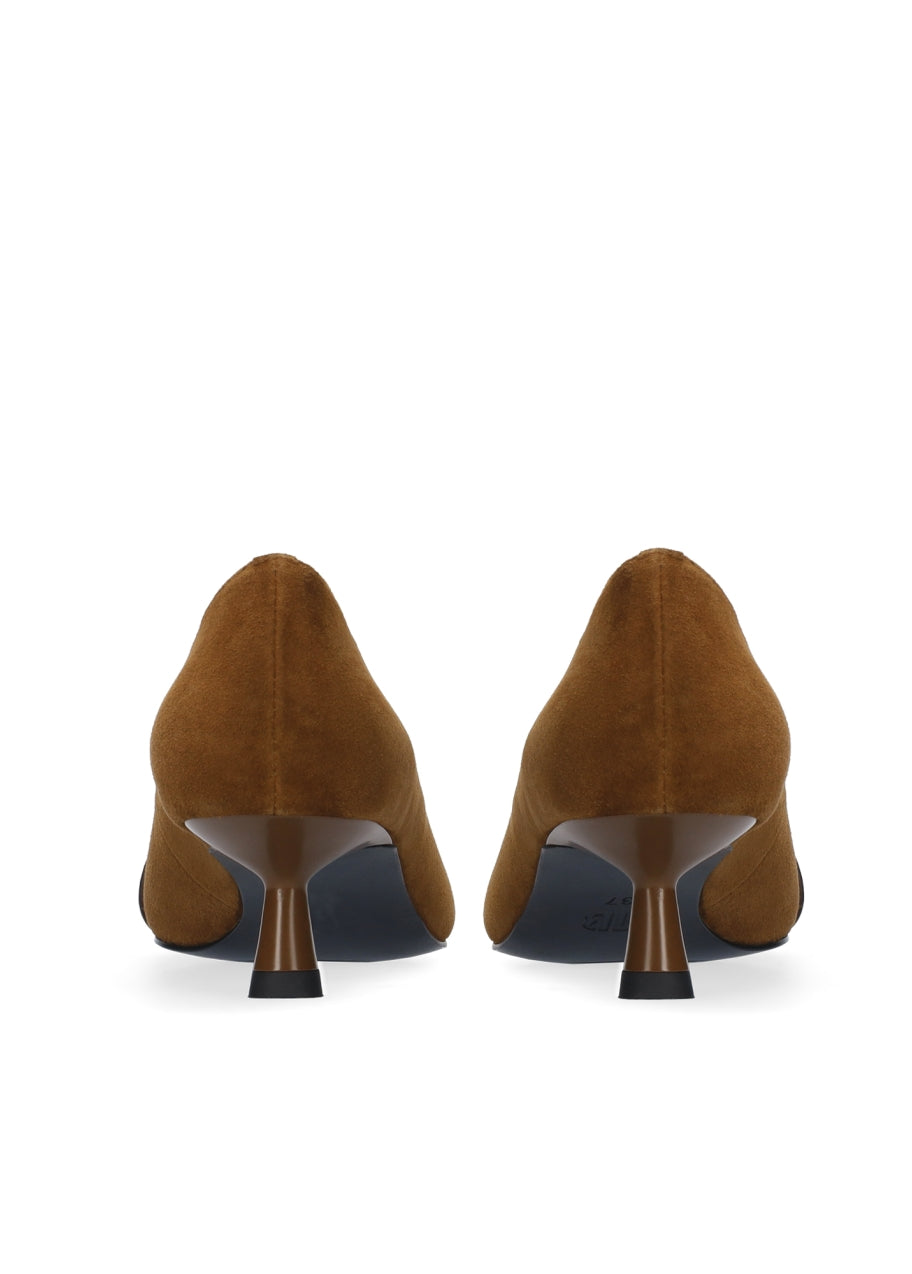 Tan Suede Heel