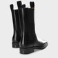 High Chelsea Boot With Square Toe