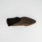 Suede Mocca Heel Boot