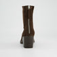 Suede Mocca Heel Boot