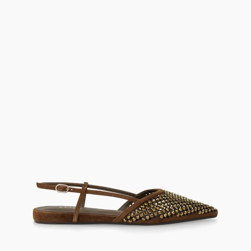 Hercules Sling Back In Brown
