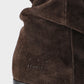 CPH292 Suede Chocolate Heeled Boot