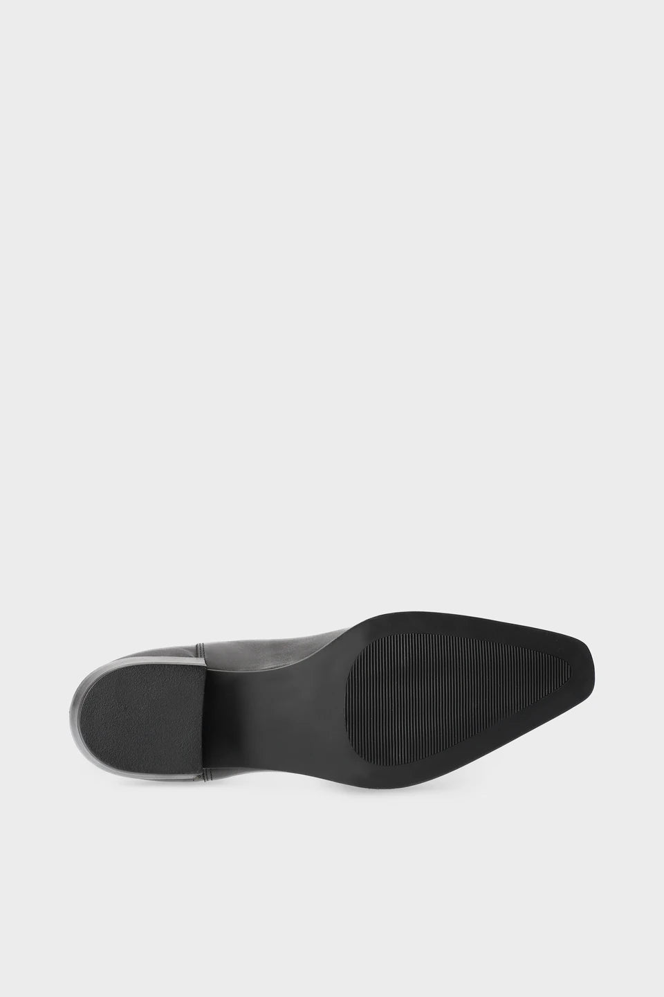 CPH294 Leather Black Pointed Chelsea boot
