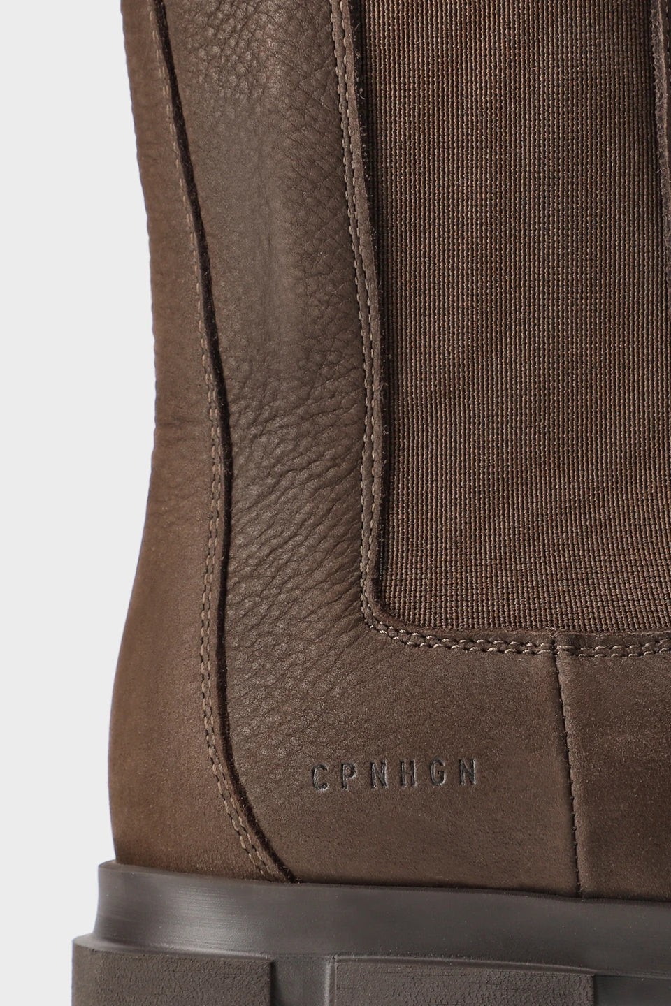 Nubuck Chelsea Boot In Chocolate