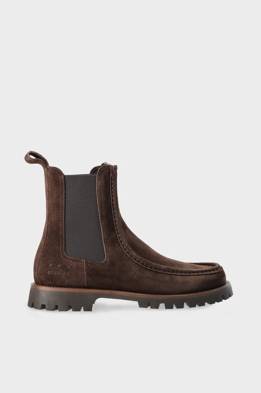 CPH845 Suede Chocolate Chelsea Boot