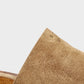 Suede Wooden Clog Sandal