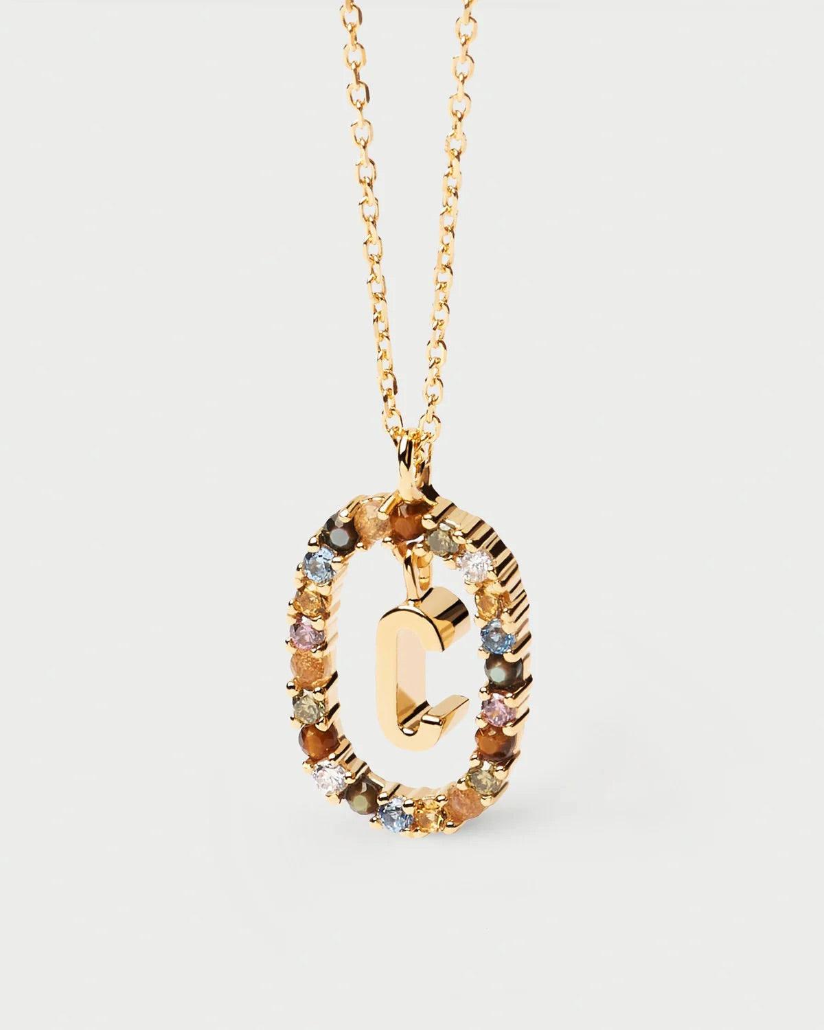 Initial Necklace 'C'