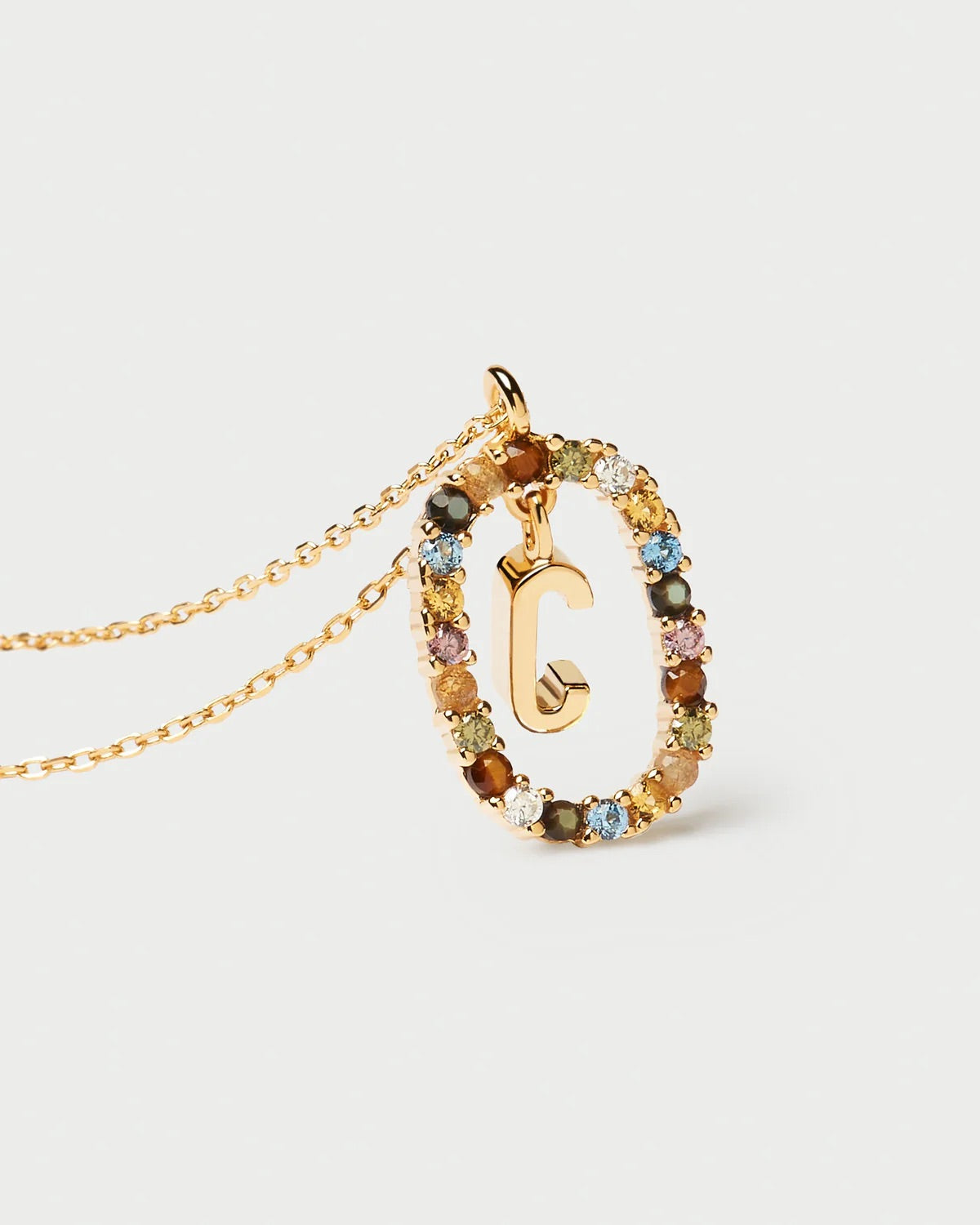 Initial Necklace 'C'