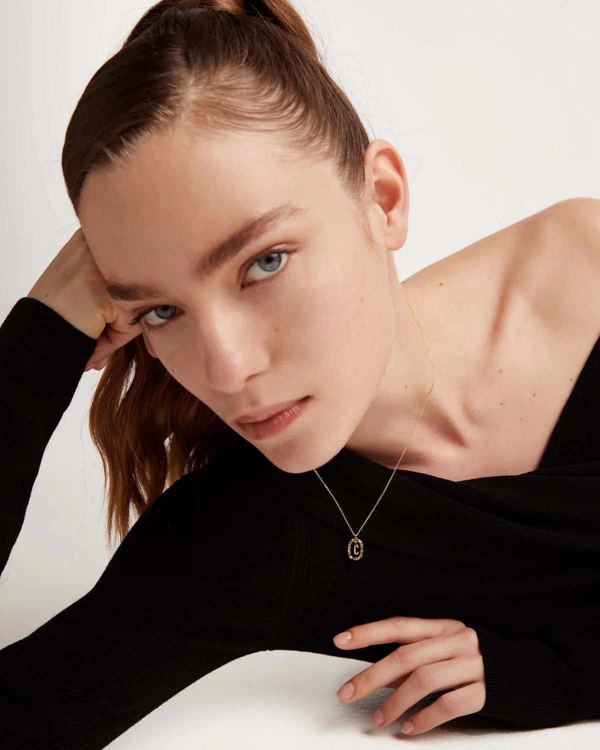 Initial Necklace 'C'