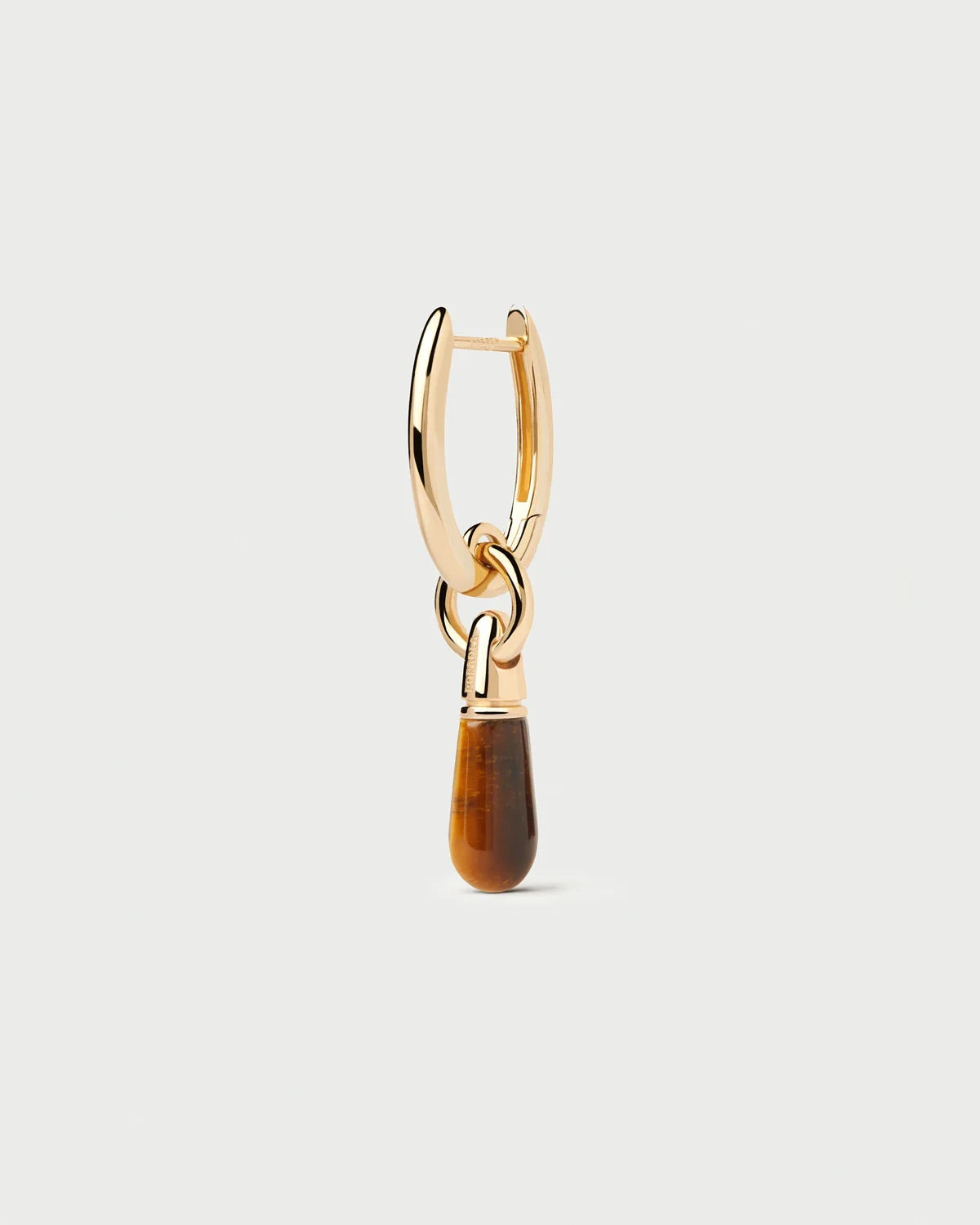 Tigers Eye Jupiter Earring