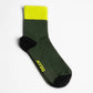 Aydo Studios Altai Route socks in Verdant Pulse, single sock