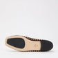 Studded Ballerina In Chocolate Suede