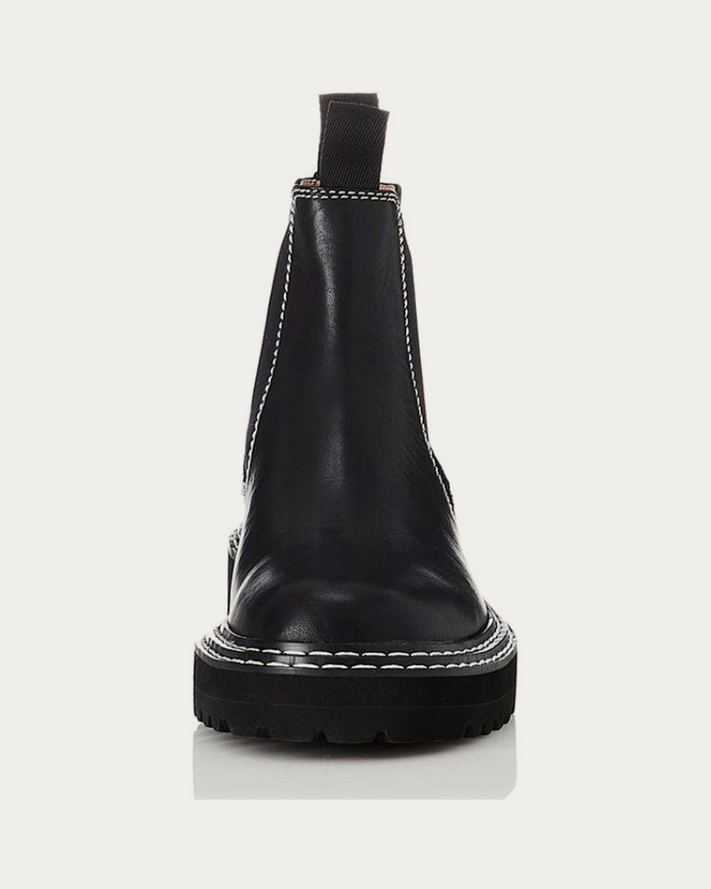 Front view of Alias Mae Rome black leather ankle boot