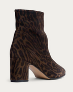Anonymous Copenhagen Hanny 55 Jaguar Print Suede Ankle Boot, back view