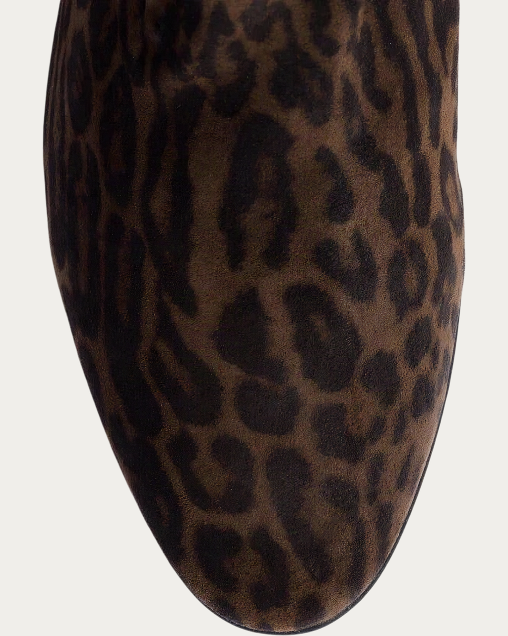 Anonymous Copenhagen Hanny 55 Jaguar Print Suede Ankle Boot, toe close-up showing print