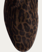 Anonymous Copenhagen Hanny 55 Jaguar Print Suede Ankle Boot, toe close-up showing print