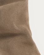 Anonymous Copenhagen Vully 50 Mushroom Suede Slouch Ankle Boot, upper detail