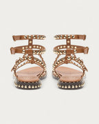 Ash Gladiator Studded Sandal In Cinnamon - view 2