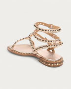 Ash Gladiator Studded Sandal In Luxor Gold - view 3