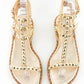 Gladiator Studded Sandal In Luxor Gold