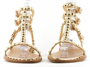 Gladiator Studded Sandal In Luxor Gold