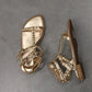 Gladiator Studded Sandal In Luxor Gold