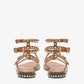 Gladiator Studded Sandal In Cinnamon