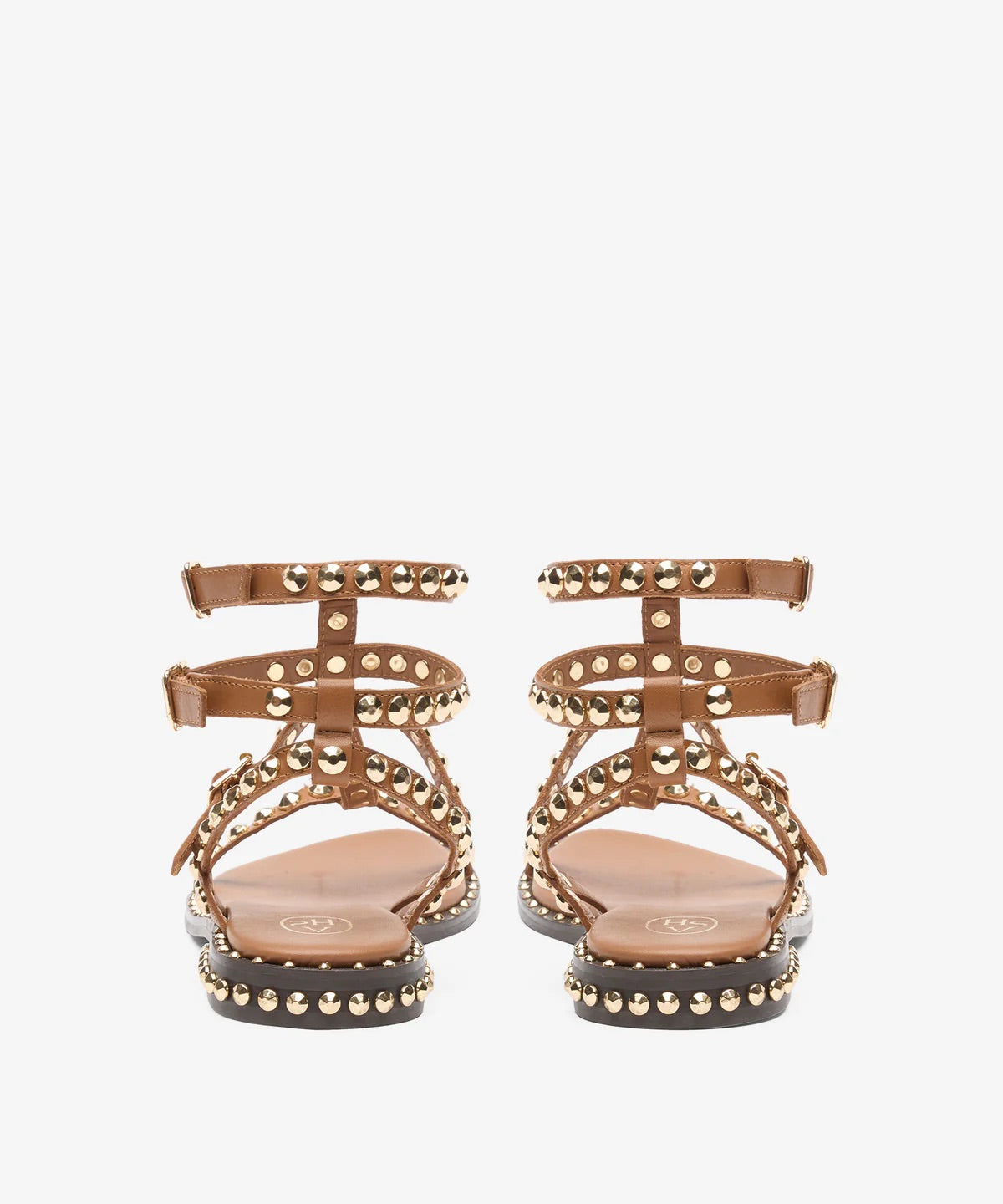Gladiator Studded Sandal In Cinnamon