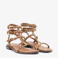 Gladiator Studded Sandal In Cinnamon