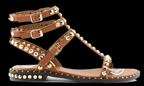 Gladiator Studded Sandal In Cinnamon