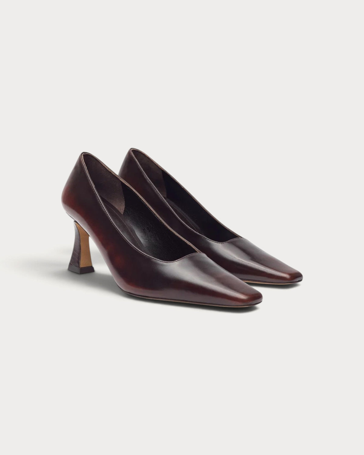 Augusta Petra Brown Leather Heel - view 2