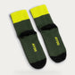 Aydo Studios Altai Route Verdant Pulse Socks – pair of socks on soft stone background