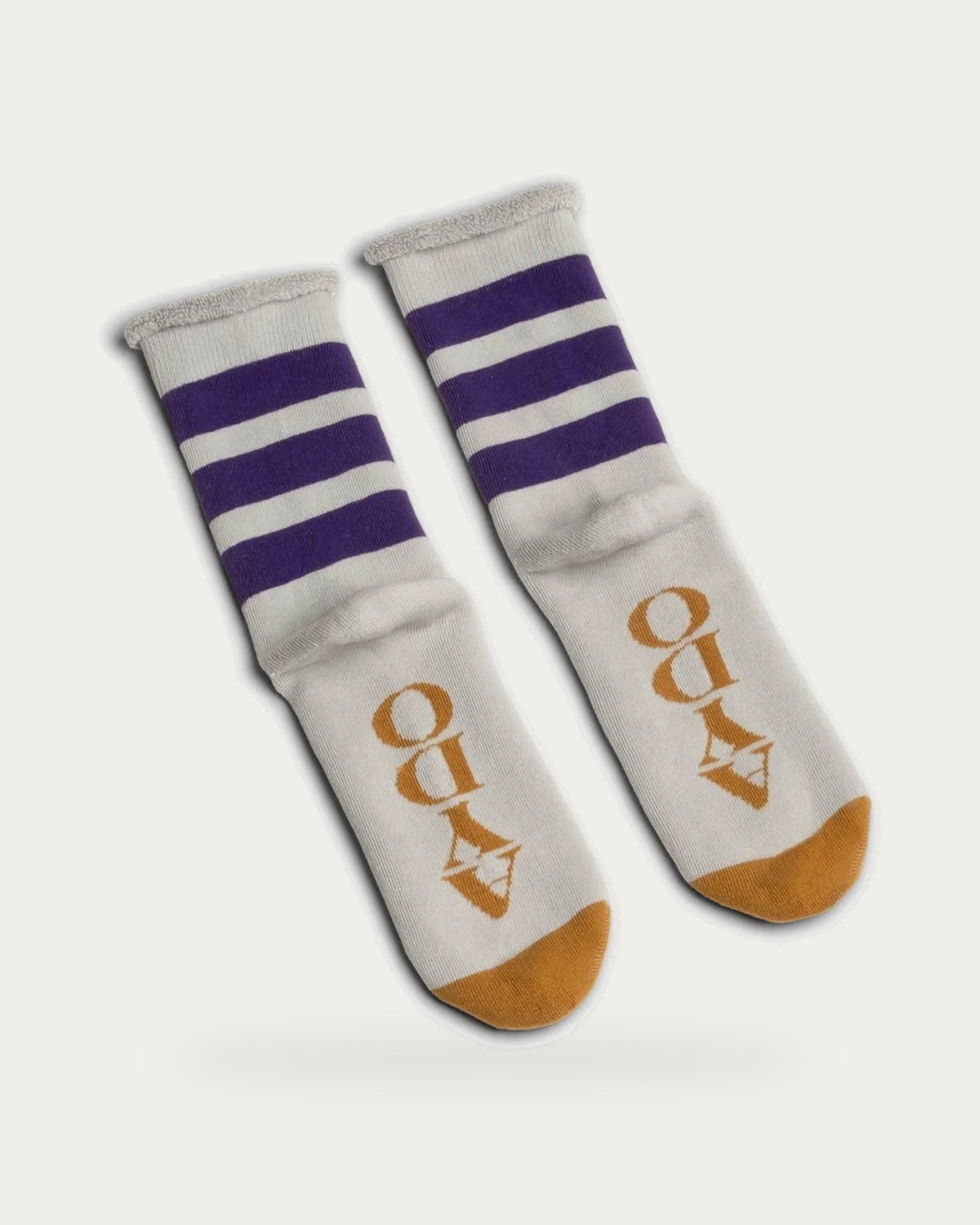 Aydo Studios Baltic Core Temporal Field Socks – pair of socks on soft stone background