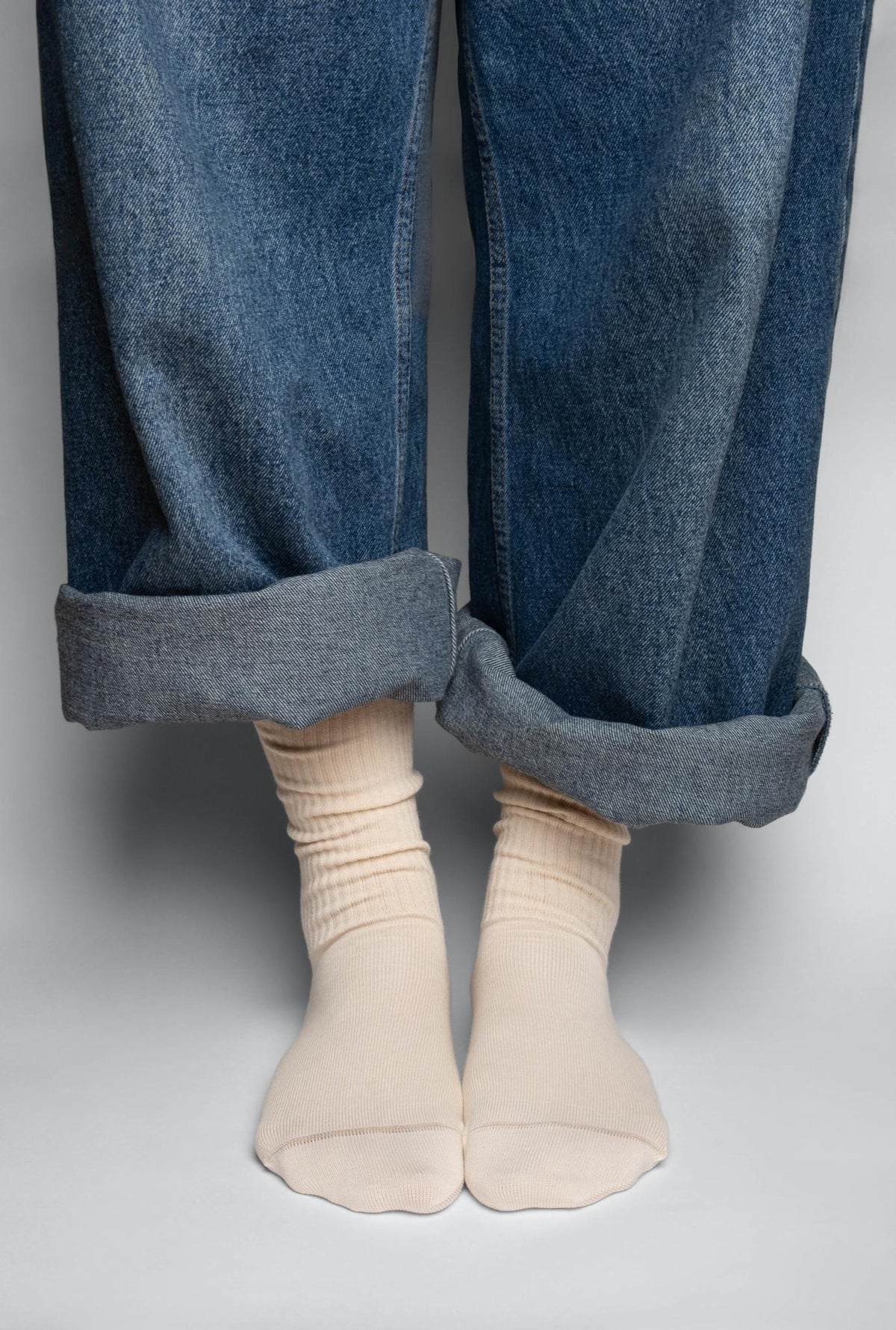 Aydo Studios Copenhagen socks in Angora, worn