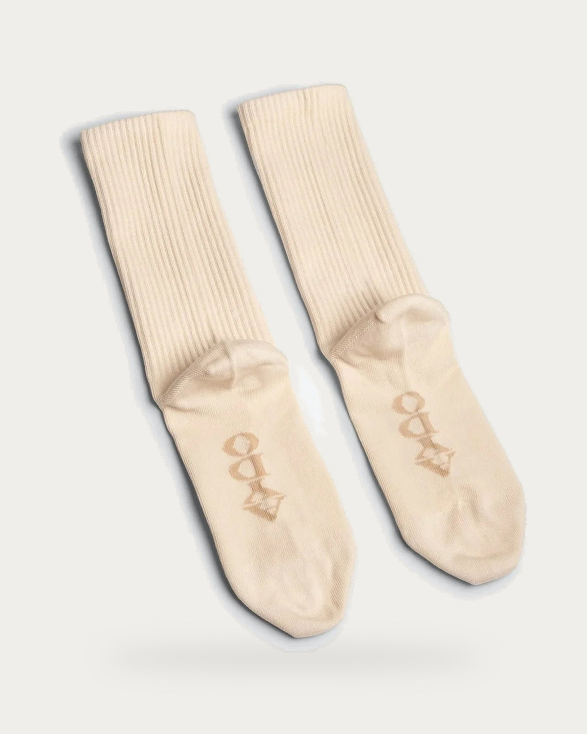 Aydo Studios Copenhagen Angora Socks – pair of socks on soft stone background