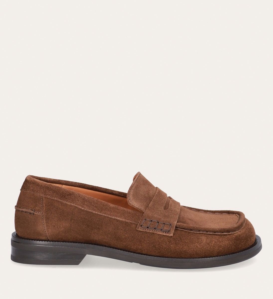 Suede Loafer In Brown