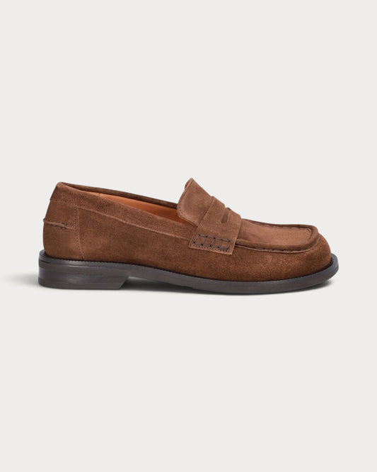 Suede Loafer In Brown