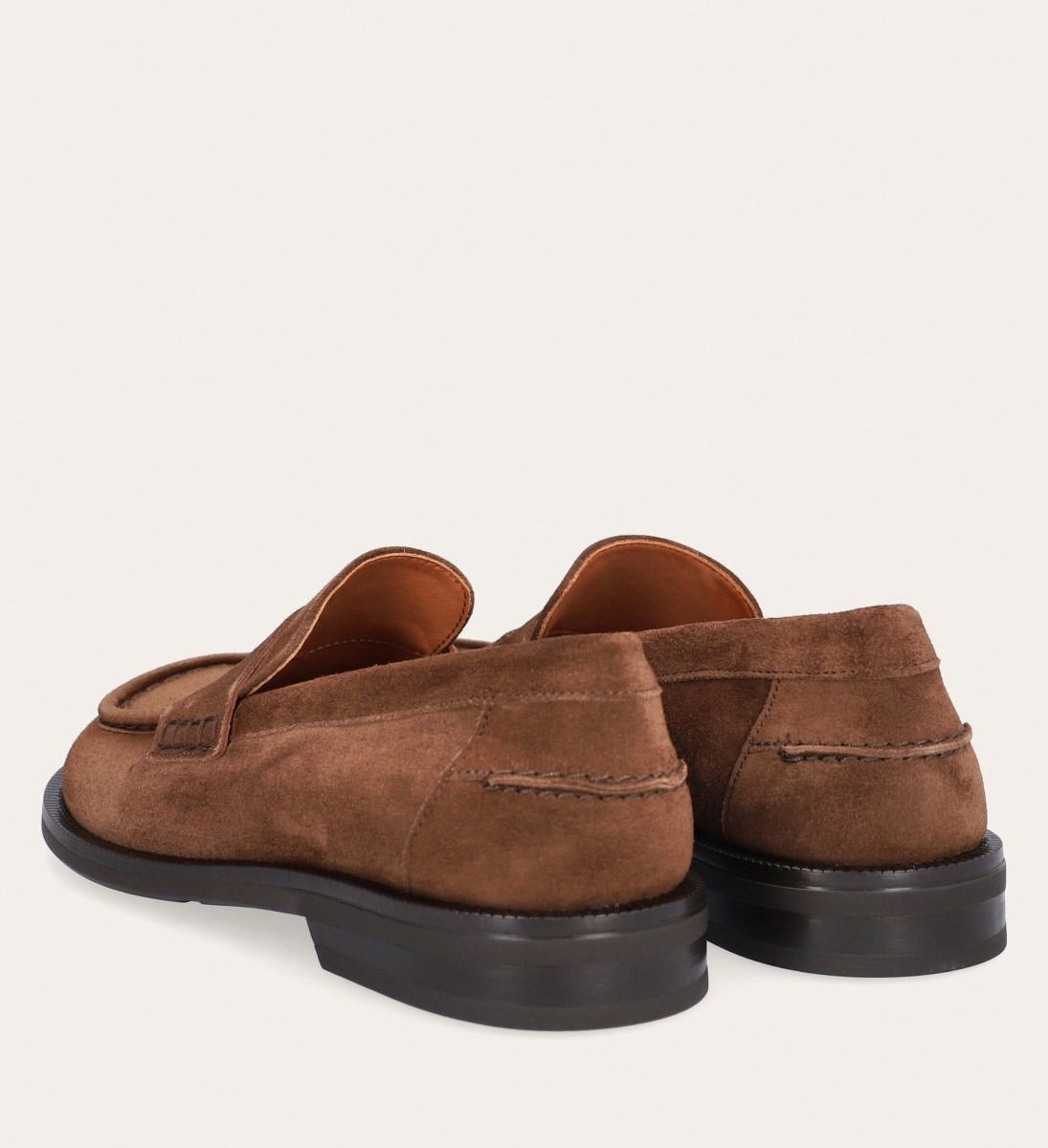 Suede Loafer In Brown