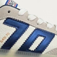BACK70 Boston Ice White and Metallic Blue Sneaker, upper detail