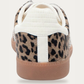 BACK70 Leo Cloud Taupe Leopard Print Sneaker, back view