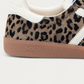 BACK70 Leo Cloud Taupe Leopard Print Sneaker, heel detail
