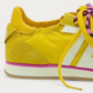 BACK70 Rocket Cotton Sun Yellow Sneaker, heel detail