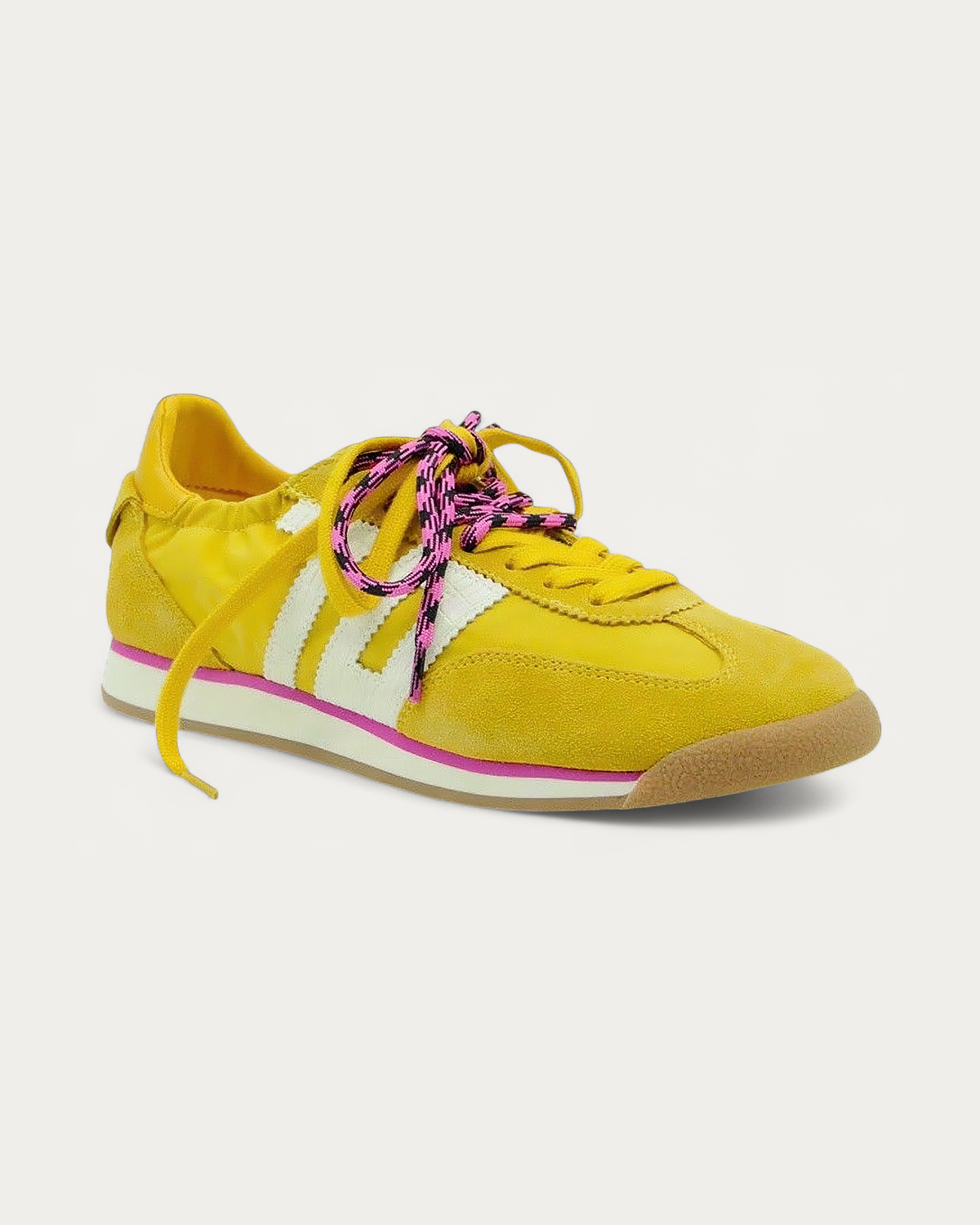 BACK70 Rocket Cotton Sun Yellow Sneaker, pair view