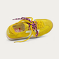 BACK70 Rocket Cotton Sun Yellow Sneaker, three-quarter view