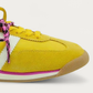 BACK70 Rocket Cotton Sun Yellow Sneaker, toe detail